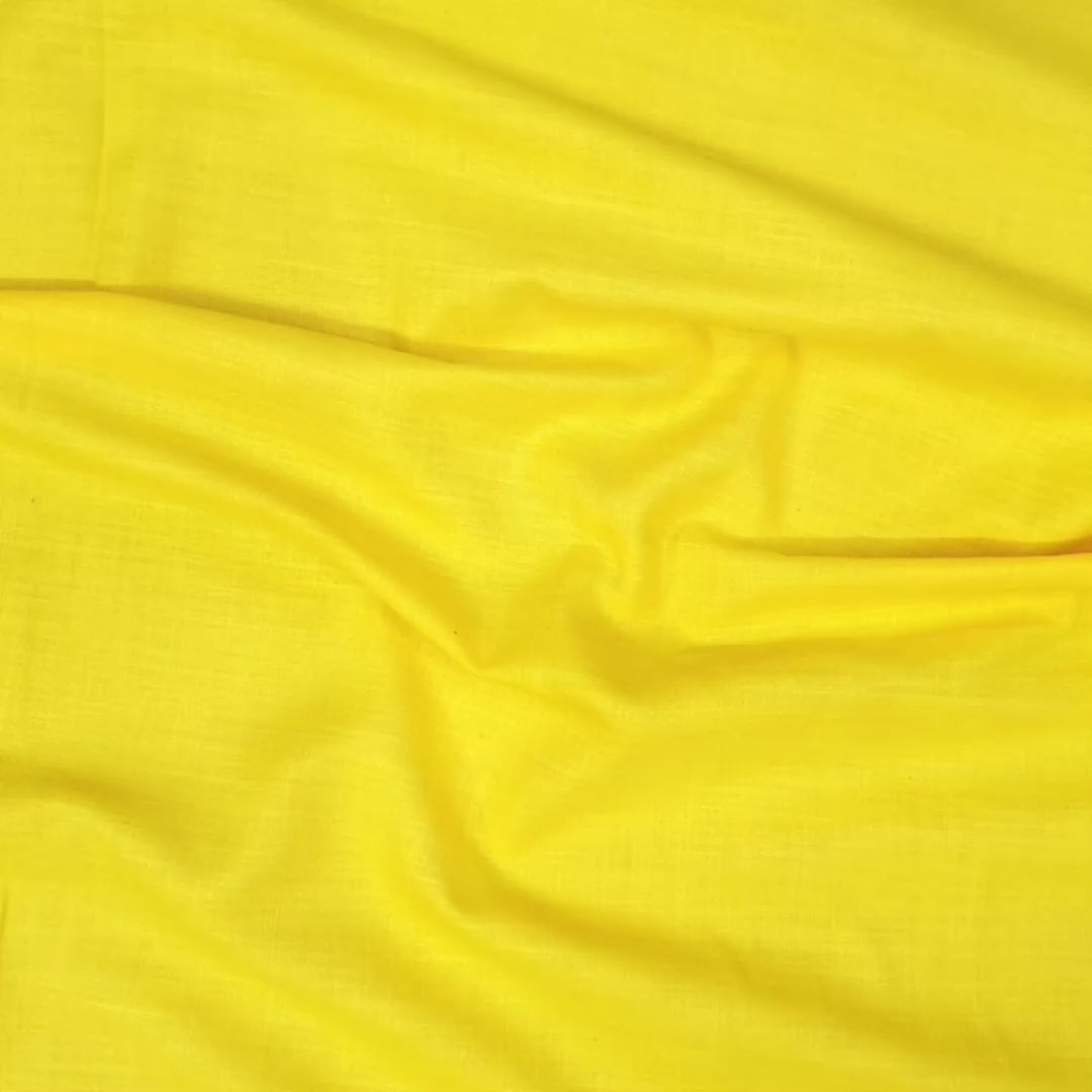 Unstitched Simple Yellow Only Kurta