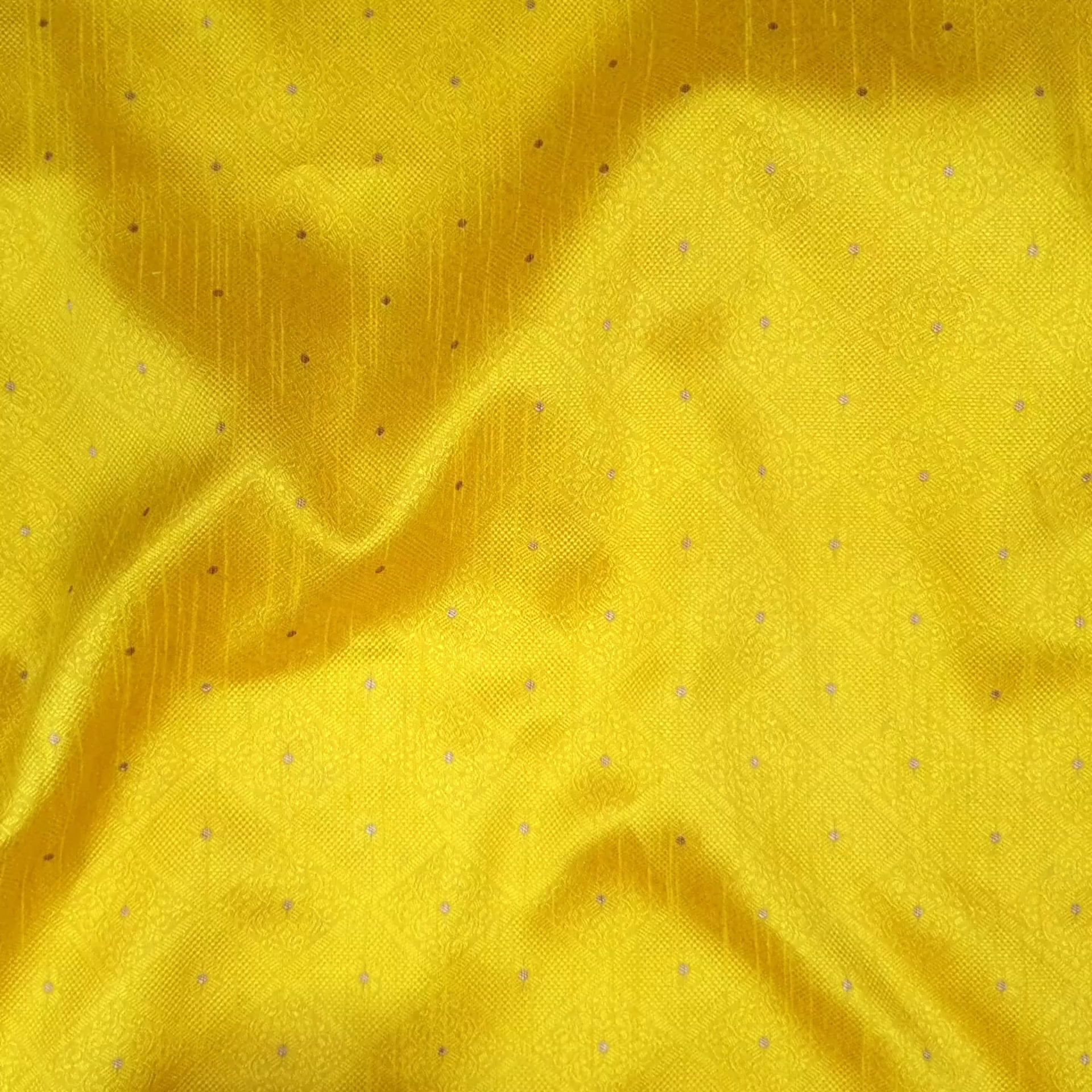 Unstitched Yellow Jharokha Kurta Pyjama