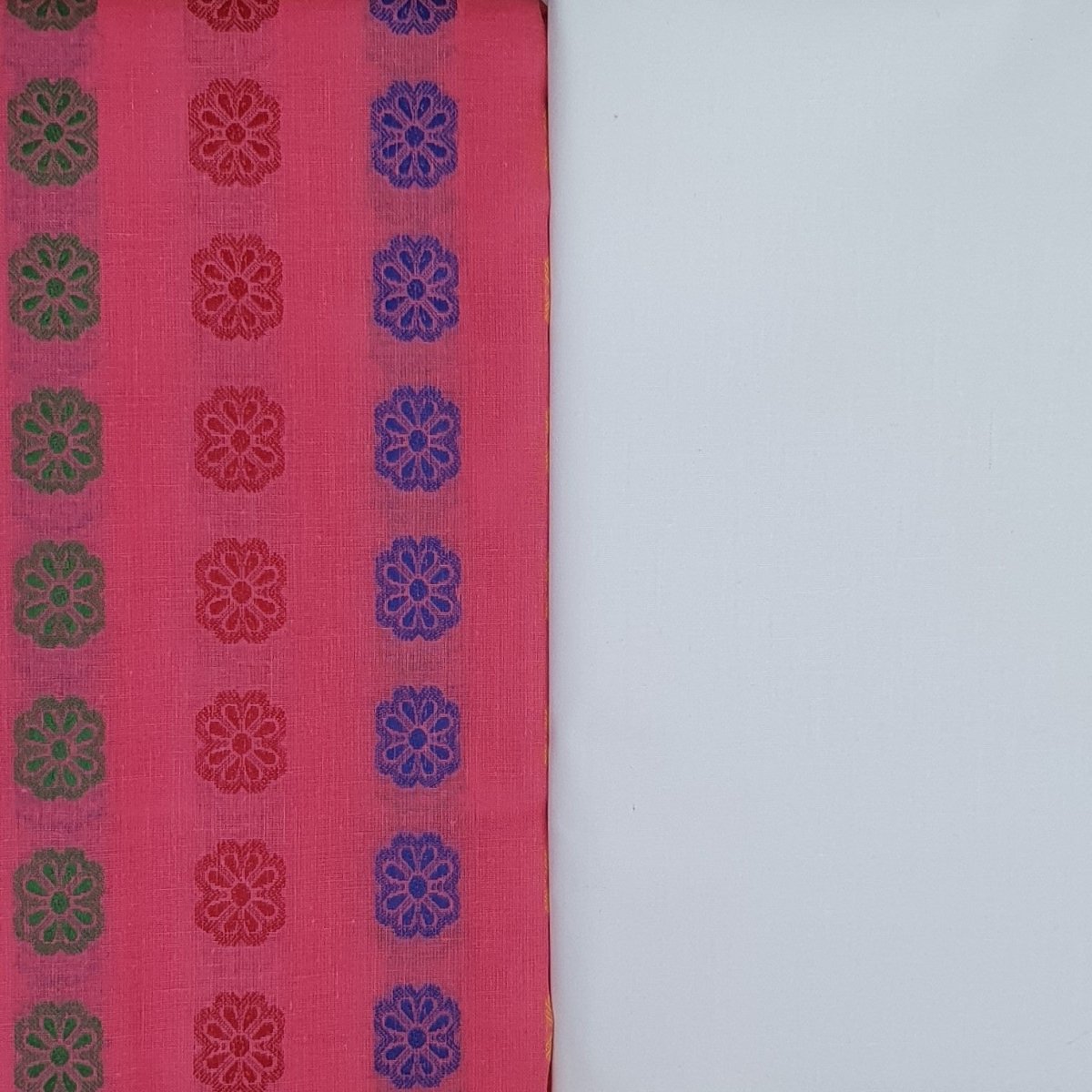 Kurta Set - Multicolour Butta Pink Kurta Pyjama - Regular - Dakshina Store