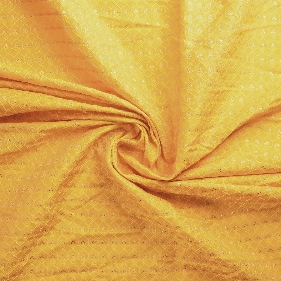 Unstitched Haldi Yellow Kurta Pyjama