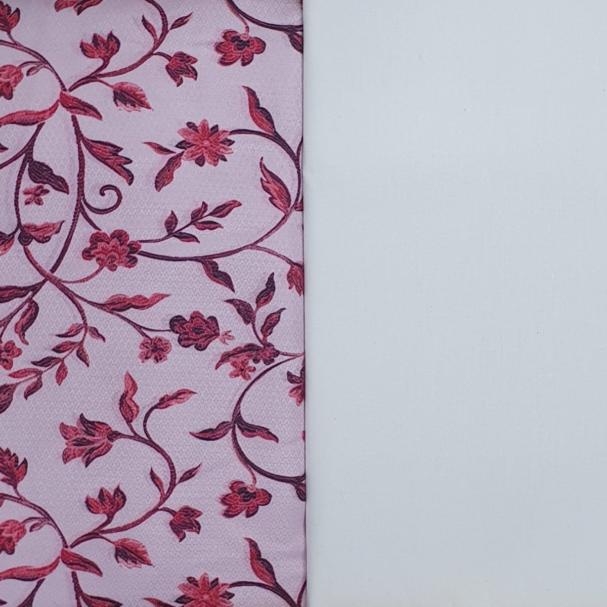 Kurta Set - Jaali Pink Floral Digital Print Kurta Pyjama - Regular - Dakshina Store