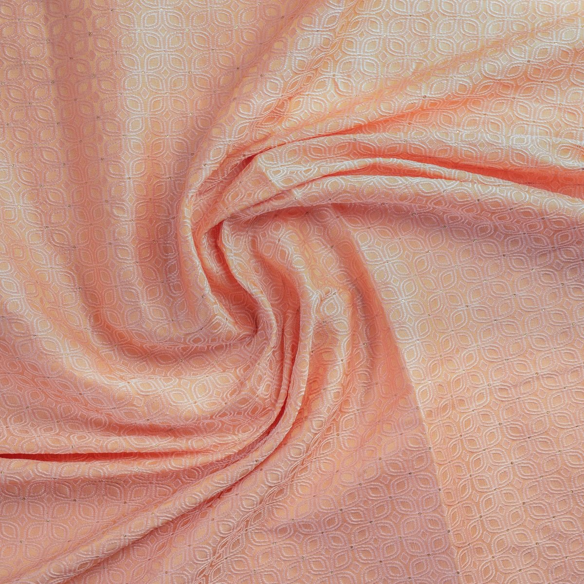 Unstitched Peach Petals Kurta Pyjama