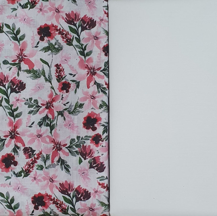 Kurta Set - Cherry Blossom Digital Print Kurta Pyjama - Regular - Dakshina Store