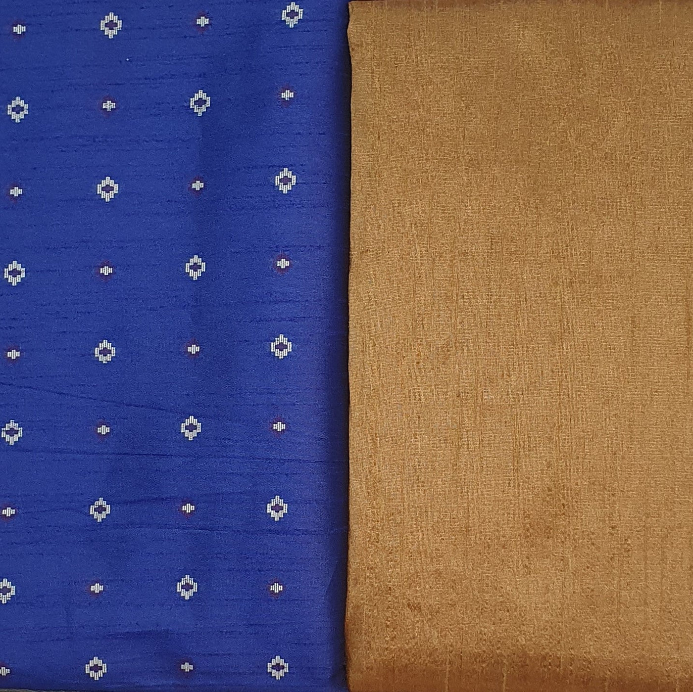 Kurta Set - Royal Blue Colour Butti Kurta Chikoo Pyjama - Dakshina Store